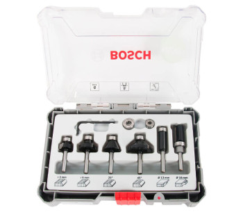 Set 6 freze pe lemn Bosch 2607017468 Ø6 mm photo 0