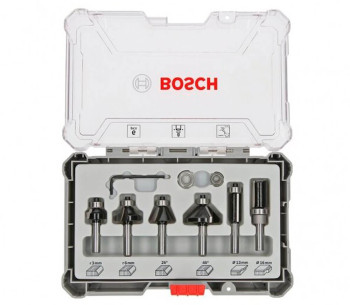 Set 6 freze pe lemn Bosch 2607017469 Ø8 mm photo 0