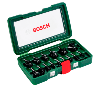 product Set 15 freze pe lemn Bosch 2607019469 Ø8 mm