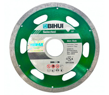 Disc de tăiat cu diamant B-SLIM BIHUI DCDS115 115mm segmentat photo 0