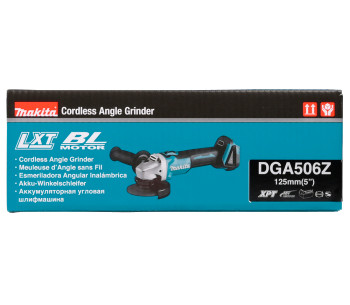 Polizor unghiular cu acumulator (fără baterii) MAKITA DGA506Z 125mm 18V photo 4