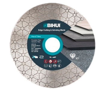 Disc de tăiat și șlefuit cu diamant SUPER PREMIUM BIHUI DPE125 125mm turbo photo 0