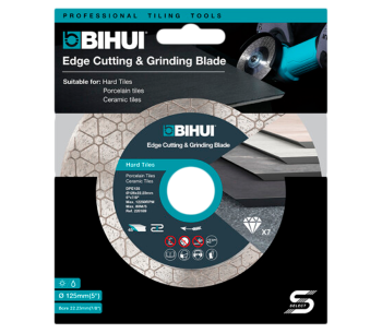 product Disc de tăiat și șlefuit cu diamant SUPER PREMIUM BIHUI DPE125 125mm turbo