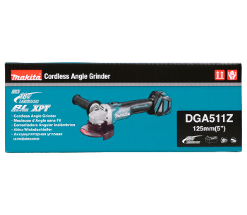 Polizor unghiular cu acumulator (fără baterii) MAKITA DGA511Z 125mm 18V photo 3