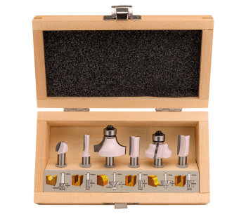 product Set 6 freze pe lemn Makita D-53540 Ø8 mm