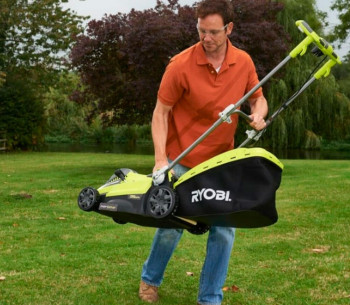 Mașină de tuns gazonul electrică RYOBI RLM15E36H 1500w 360mm photo 15