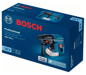 Ciocan rotopercutor cu acumulator (fără baterii) BOSCH GBH 180-Li 2J 18V photo 6