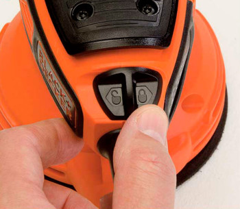 Mașină de șlefuit excentrică BLACK&DECKER KA199 240w 125mm photo 1
