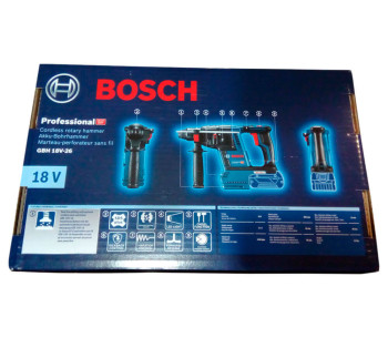 Ciocan rotopercutor cu acumulator (fără baterii) BOSCH GBH 18V-26 2.6J 18V photo 8