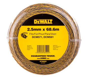 product Fir pentru motocoasă DEWALT DT20652 2.5mm 68600mm