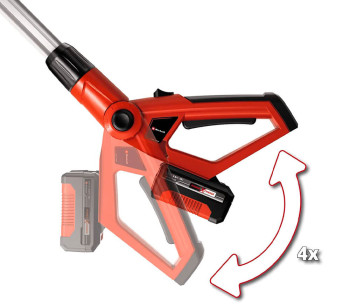 Trimmer gard viu cu acumulator EINHELL GE-HH 18/45 Li PXC SOLO (34.108.66) 450mm 18V photo 3