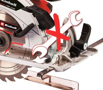 Fierăstrău circular cu acumulator (fără baterii) EINHELL TE-CS 18/165-1Li SOLO PXC 165mm 18V photo 5