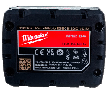 Acumulator MILWAUKEE M12B4 Titular 12V 4Ah photo 1