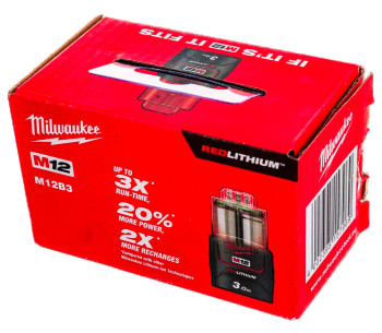 Acumulator MILWAUKEE M12B3 Slider 12V 3Ah photo 3