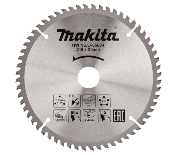 product Disc pentru fierastrau electric MAKITA D-65604 210mm 60T