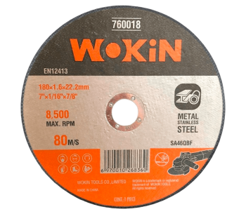 product Disc de tăiat abraziv WOKIN 760018 180mm 1.6mm