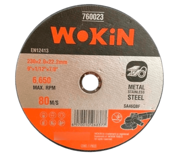 product Disc de tăiat abraziv WOKIN 760023 230mm 2mm
