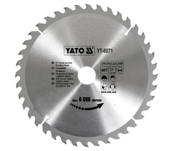 product Disc pentru fierastrau electric YATO YT6071 250mm 40T