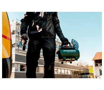 Compresor fără ulei METABO 601501000 65l/min 6L photo 0