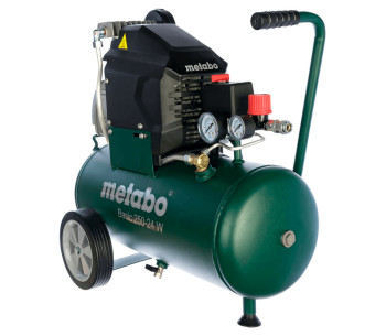 Compresor fără ulei METABO Basic 250-24 W OF 200l/min 24L photo 0