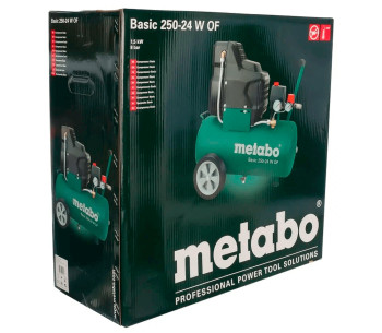 Compresor fără ulei METABO Basic 250-24 W OF 200l/min 24L photo 3