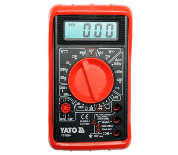 Multimetru digital YATO YT73080 0/500V 0/5A photo 1