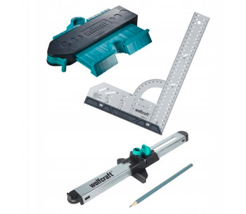 Set sabloane de ajustare a laminatului Wolfcraft 6976000 photo 1