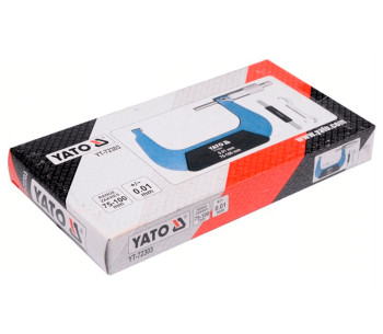 Micrometru YATO YT72303 75-100mm oțel photo 2