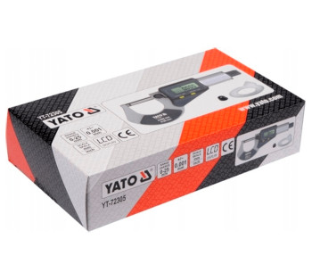 Micrometru digital YATO YT72305 0-25mm Metal/Plastic photo 3