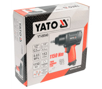Mașină de înșurubat cu impact pneumatică YATO YT09540 1150Nm 10000rot/min photo 3