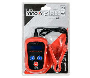 Tester pentru acumulator auto YATO YT83113 12V 200/1200A photo 1
