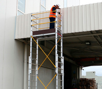 Turn mobil pentru lucrări de construcţie şi montaj CAGSAN S006 XL 6.52m aluminiu photo 8