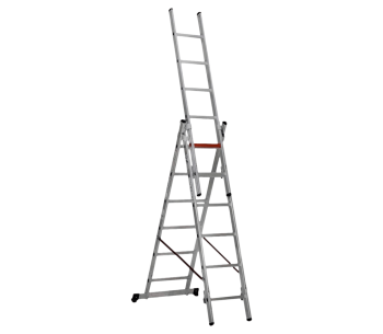 product Scară cu trei tronșoane CAGSAN TS6160 4.12m 150kg