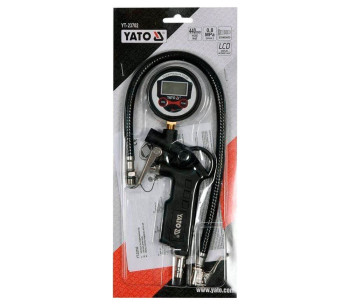 Pistol de umflat anvelope cu manometru digital  YATO YT23702 8bar 440mm photo 2