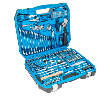 product Set chei combinate, duze tubulare și biți HOEGERT HT1R439 131unit. 4-32mm 1/2-1/4-3/8"