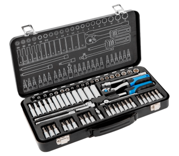 product Set 63 duze tubulare și biți HOEGERT HT1R486 4-14mm