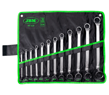 product Set 12 chei inelare bilaterale JBM 54119 6x32mm
