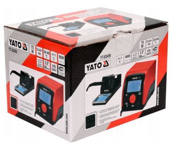 Stație de lipit cu conrol a temperaturii YATO YT82456 75w 480°C 220 - 240 V photo 1