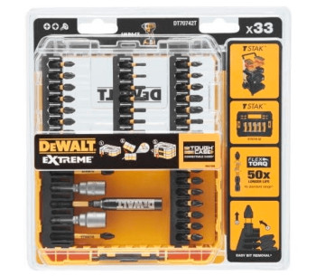 Set 33 biți DEWALT DT70742T PH/PZ/Hex/Torx 25-57mm photo 1