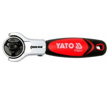 Cheie cu clichet cap rotativ YATO YT03311 1/4" 115mm photo 0