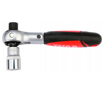 Cheie cu clichet cap rotativ YATO YT03311 1/4" 115mm photo 3