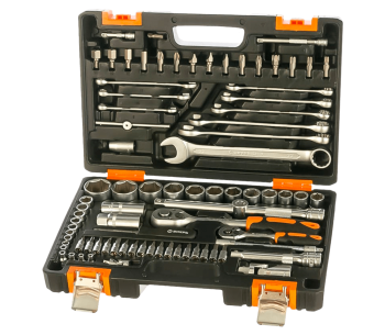 product Set chei combinate, duze tubulare și biți VIHRI 73673 82unit. 4-32mm 1/2-1/4"