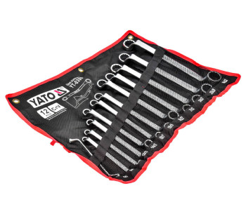 Set 12 chei inelare bilaterale YATO YT0398 6-32mm photo 1