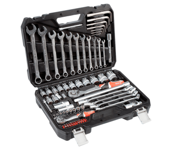 product Set chei combinate, duze tubulare și biți YATO YT38781 77unit. 4-32mm 1/2-1/4"