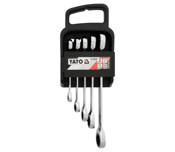 product Set 5 chei inelare bilaterale cu clichet YATO YT5038 8-19mm