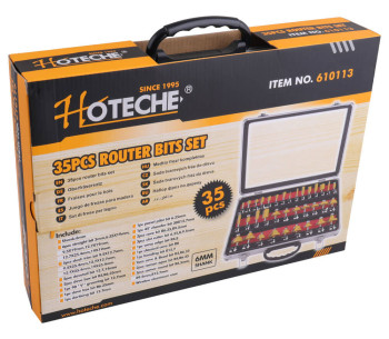 Set 35 freze pe lemn HOTECHE 610103 Ø8 mm photo 0