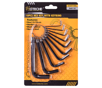 product Set 10 chei hexagonale HOTECHE 260110 1.5x10mm