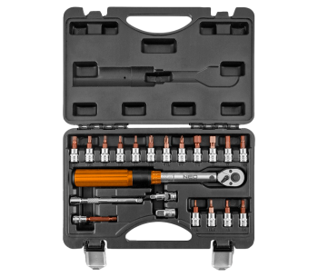 product Set cheie dinamometrică + biți  NEO TOOLS 08-821 1/4" 5-25 Nm