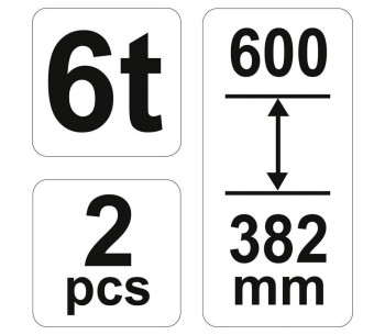Suport auto YATO YT17312 382-600 mm 6T photo 4
