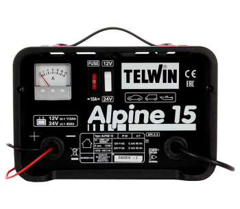 Зарядное устройство TELWIN ALPINE 15 9A 12-24В photo 0